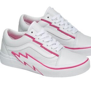 Vans Old Skool Bolt Leather Pop Pink Glow
